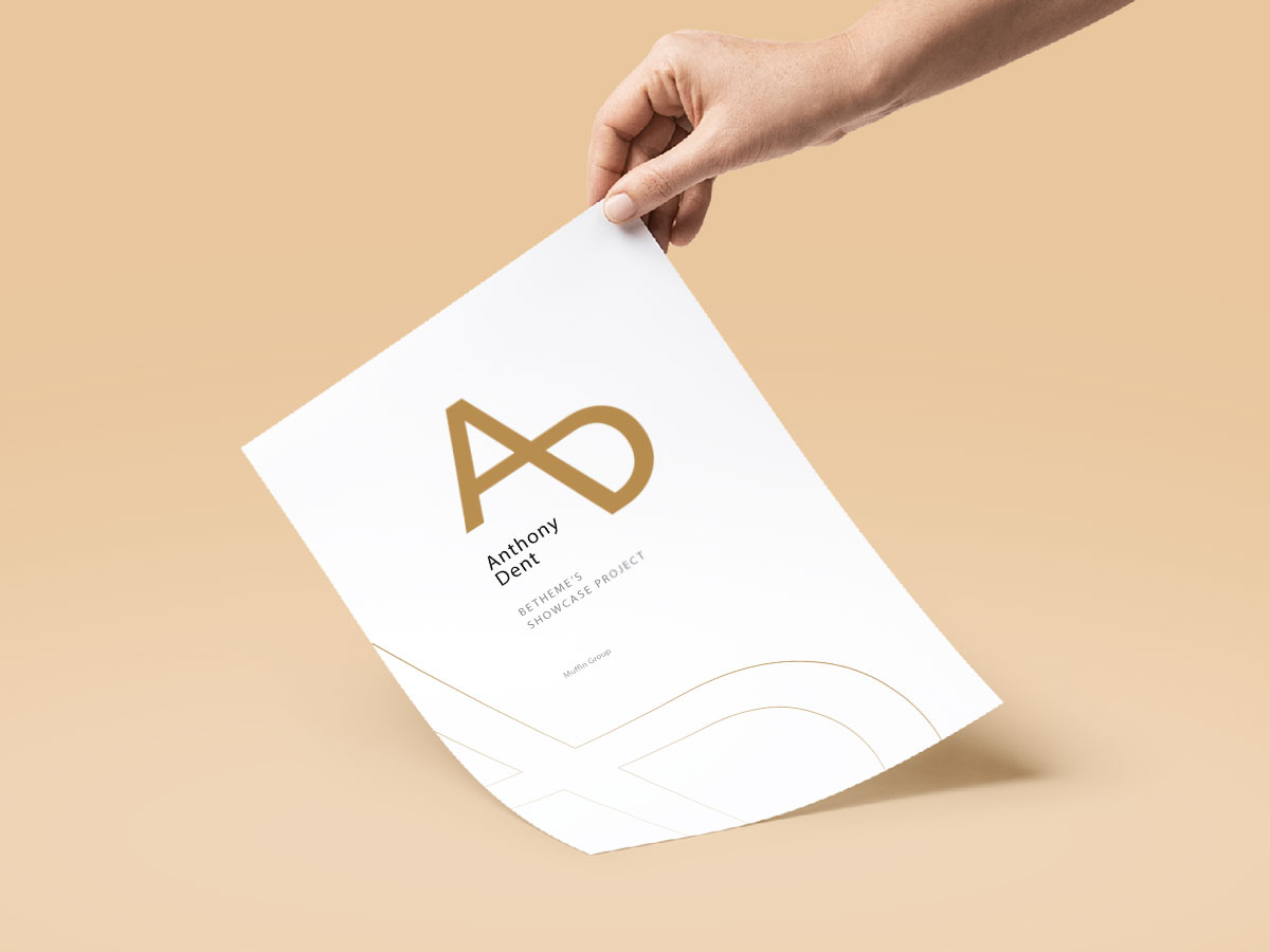 Portfolio with left sidebar